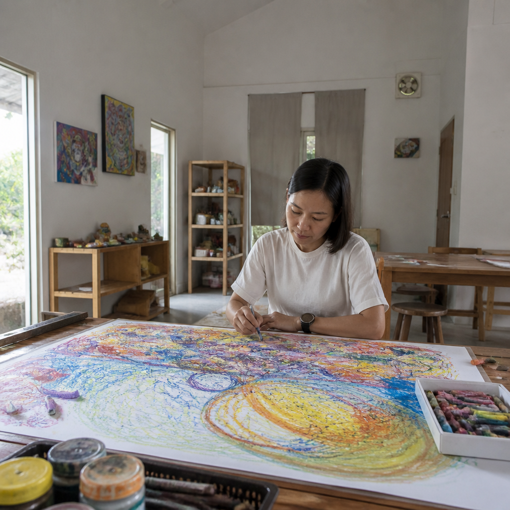 ศิลปะบำบัดในชีวิตประจำวัน วิธีง่ายๆ ที่ช่วยให้ใจสงบโดยไม่ต้องเก่งศิลปะ